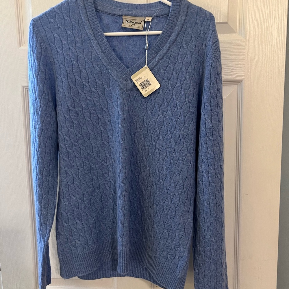 Bobby Jones Cashmere Cable Knit Sweater